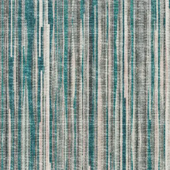 Blue Ombre Tufted Handmade Area Rug Photo 3