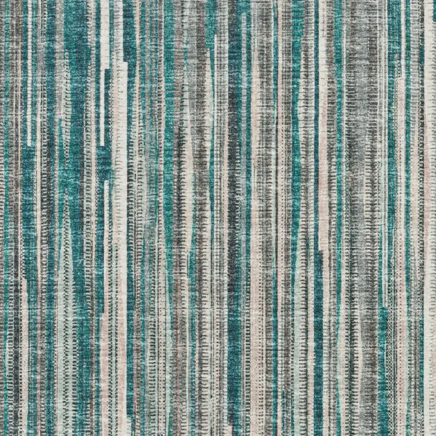 Blue Ombre Tufted Handmade Area Rug Photo 3