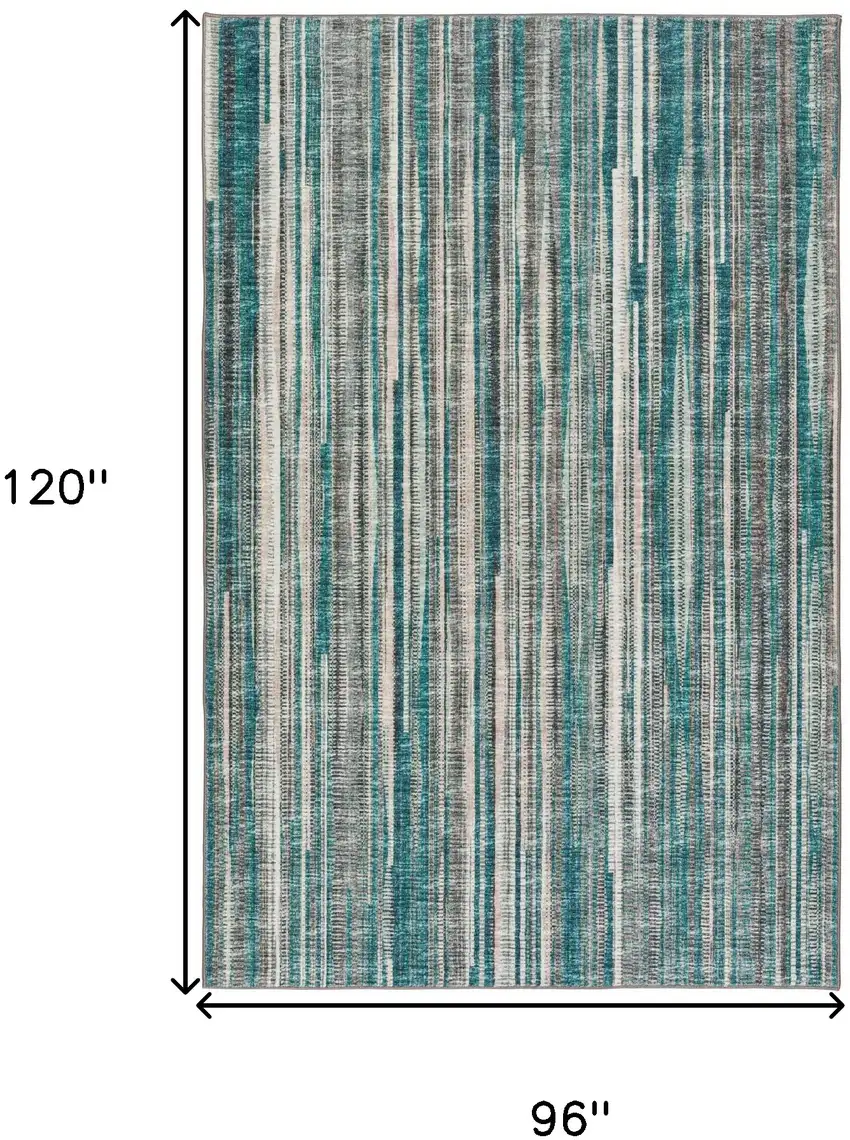 Blue Ombre Tufted Handmade Area Rug Photo 8