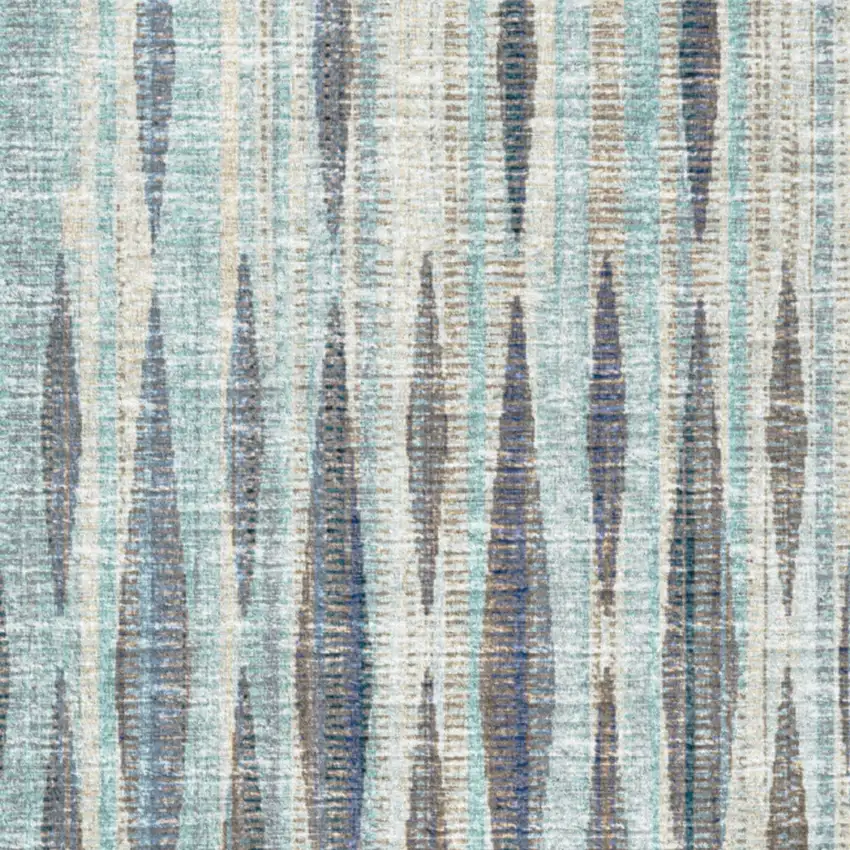 Blue Ombre Tufted Handmade Runner Rug Photo 5