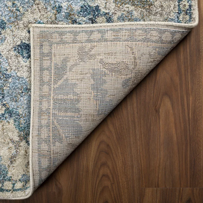 Blue Oriental Area Rug Photo 2