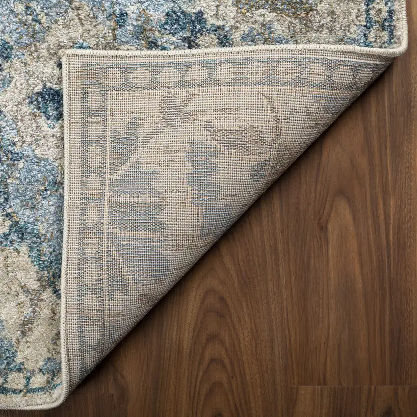 Blue Oriental Area Rug Photo 3