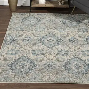 Photo of Blue Oriental Area Rug