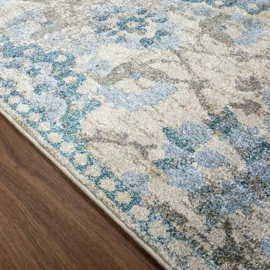 Blue Oriental Area Rug Photo 6