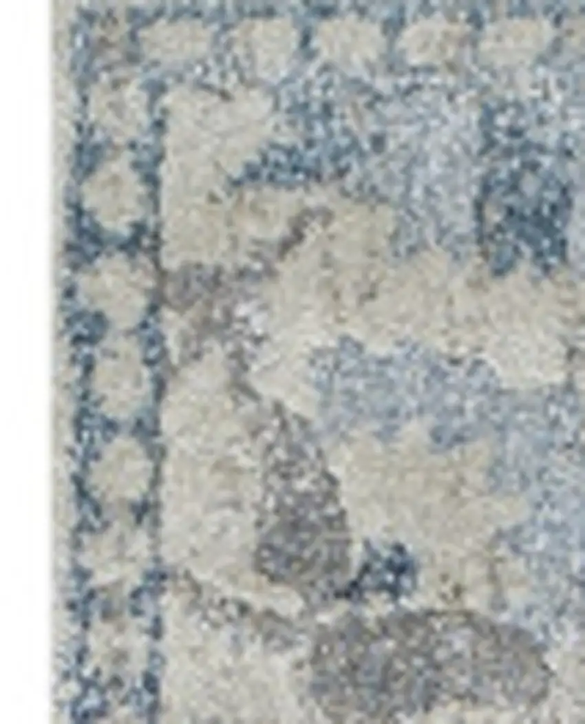 Blue Oriental Area Rug Photo 5