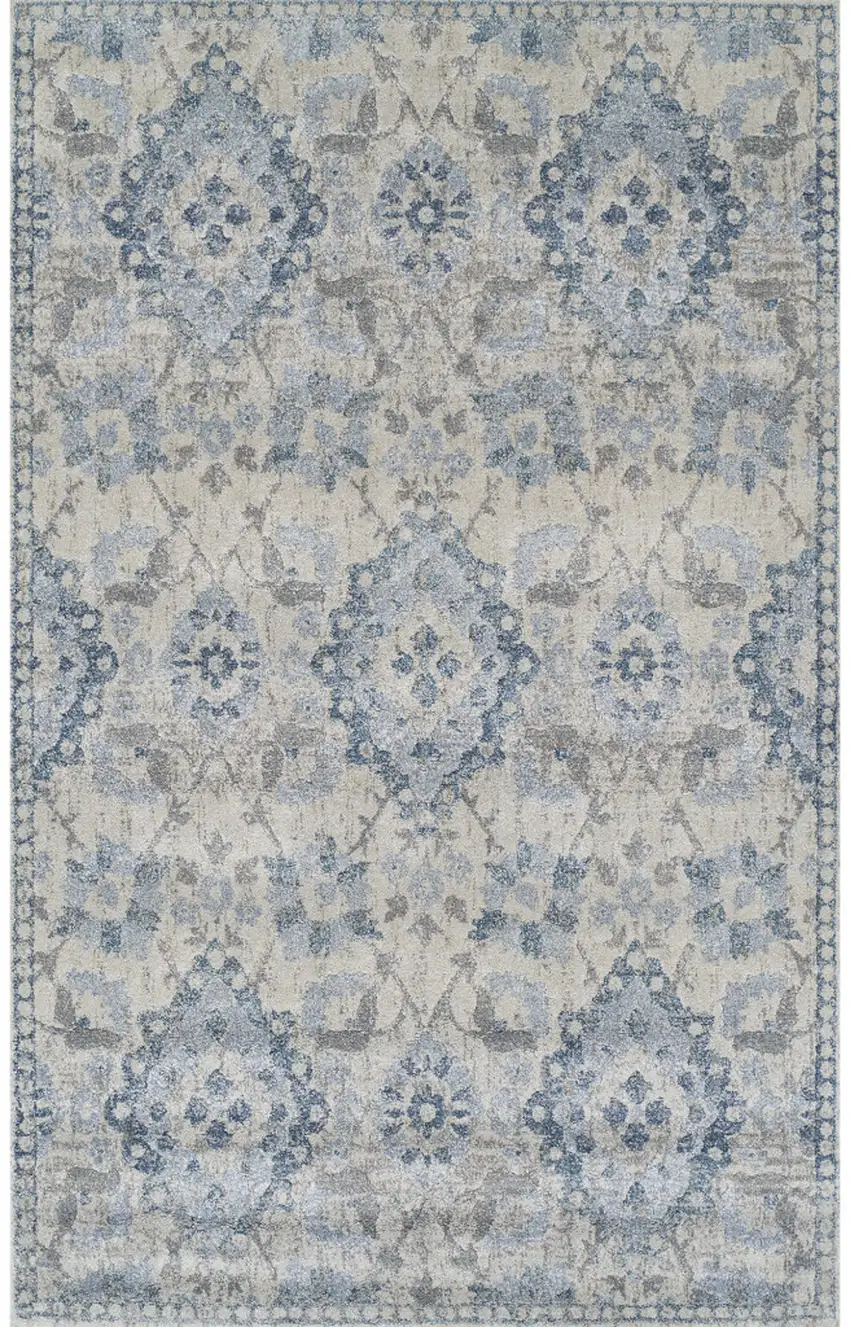 Blue Oriental Area Rug Photo 4