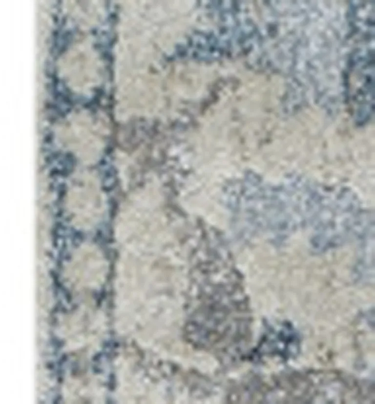 Blue Oriental Area Rug Photo 4