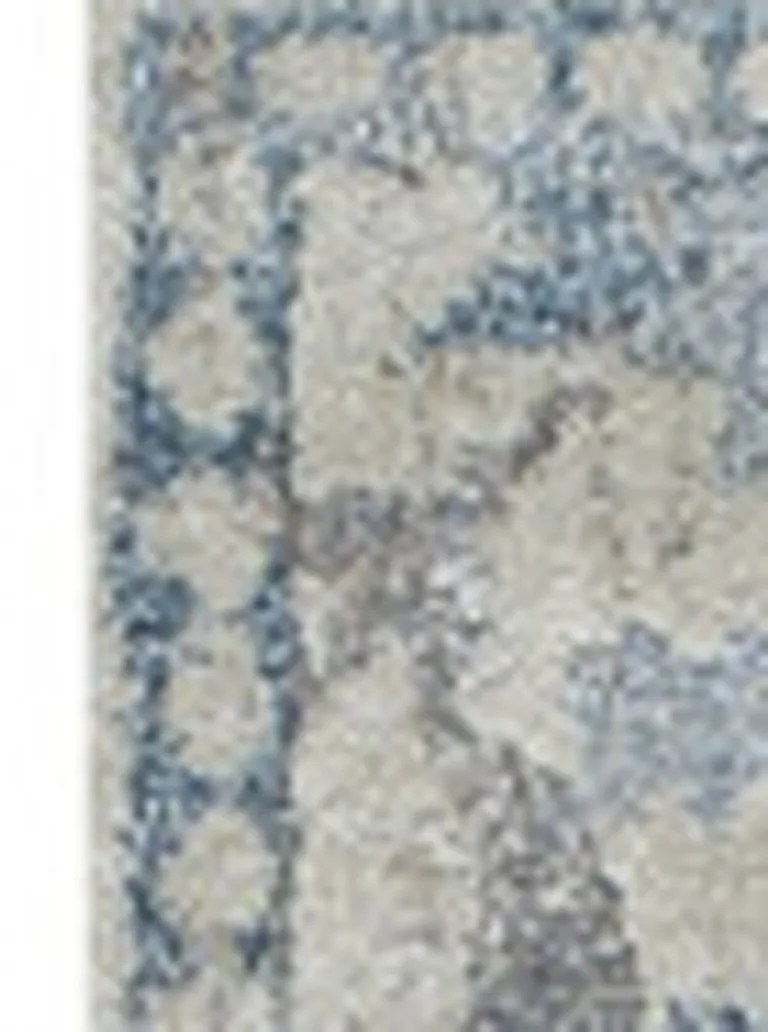 Blue Oriental Area Rug Photo 3