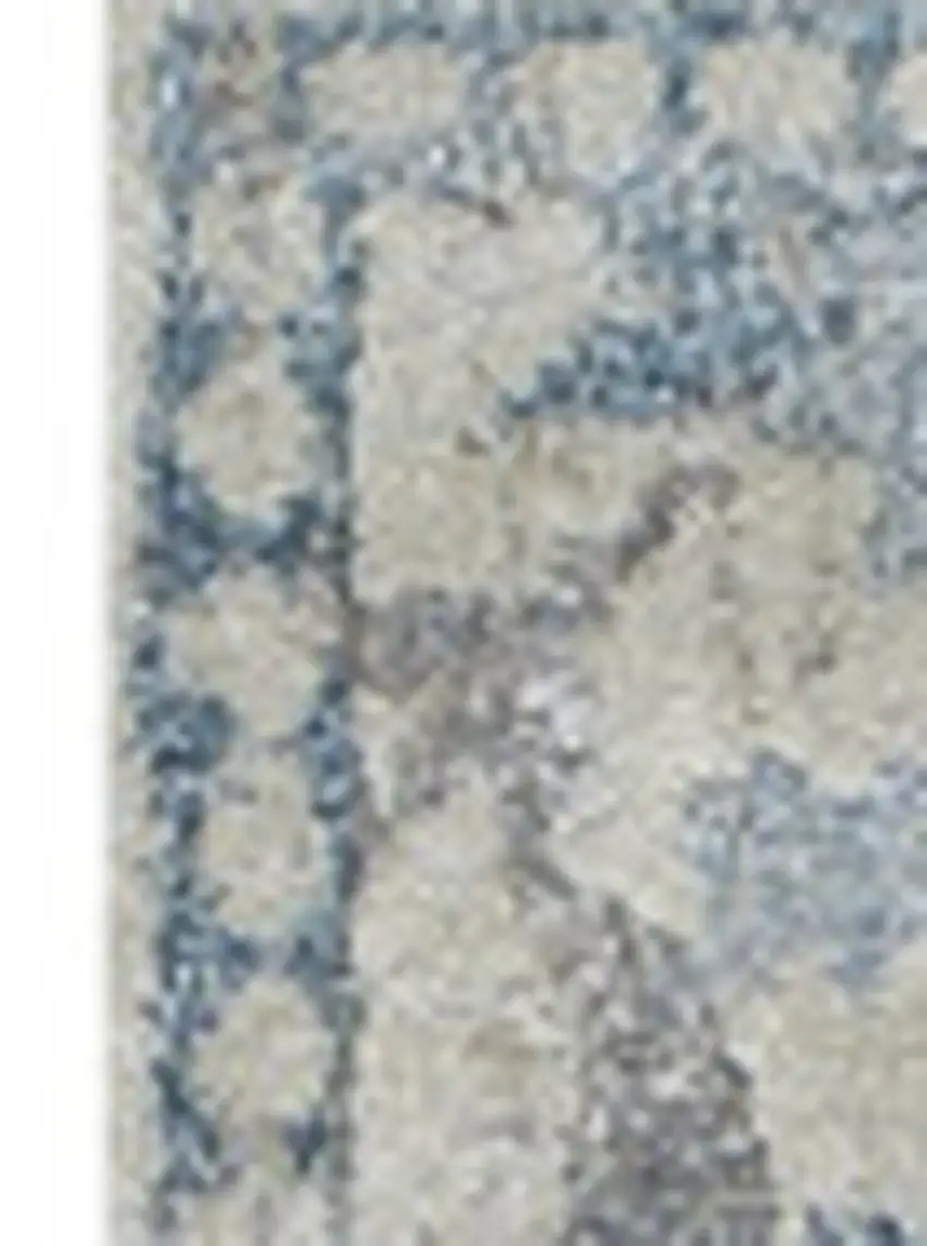 Blue Oriental Area Rug Photo 5