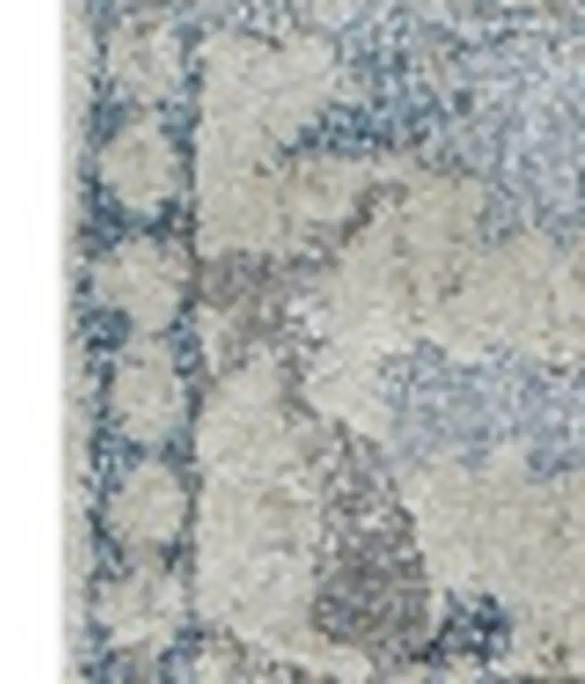 Blue Oriental Area Rug Photo 5
