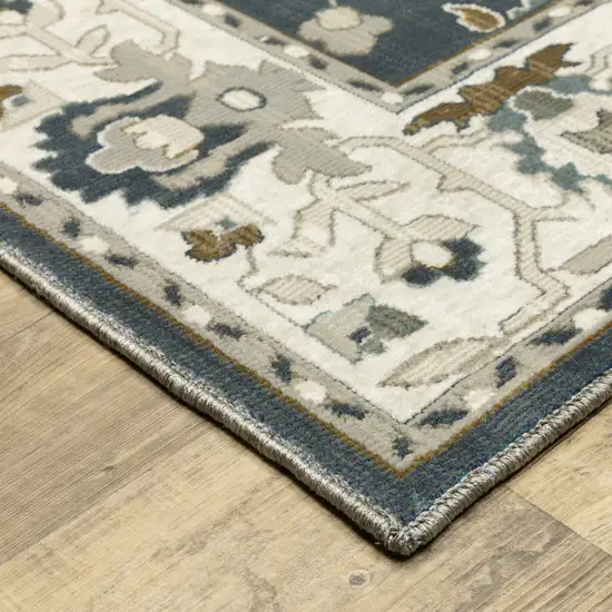 Blue Oriental Area Rug Photo 9