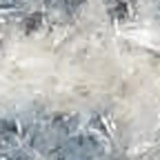 Blue Oriental Distressed Area Rug Photo 3