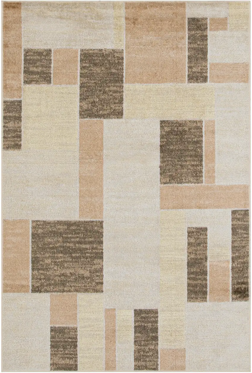 Blue Oriental Power Loom Distressed Washable Area Rug Photo 6
