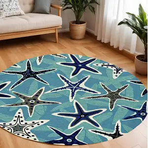 Photo of Blue Polypropylene Rug