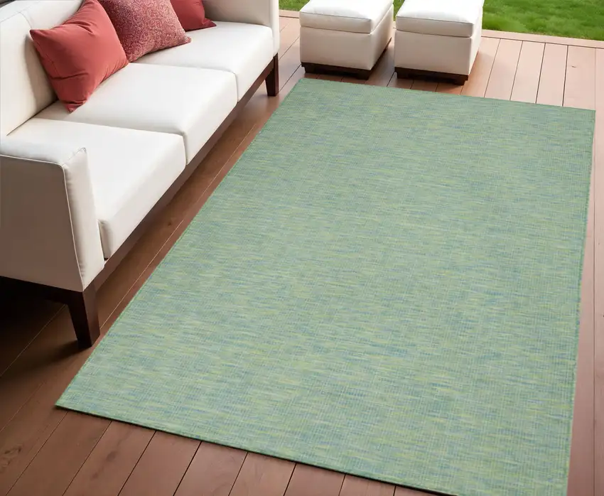 Blue Indoor Outdoor Area Rug Photo 2