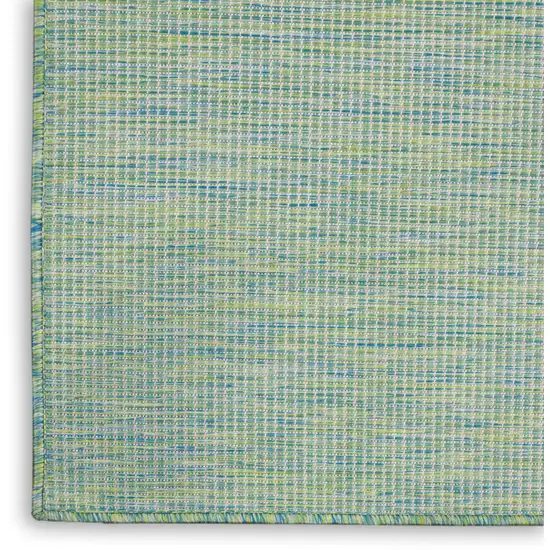 Blue and Green Indoor Outdoor Area Rug Photo 3