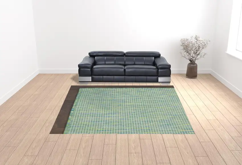 Blue Power Loom Area Rug Photo 2