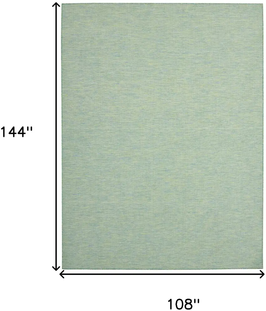 Blue and Green Indoor Outdoor Area Rug Photo 3