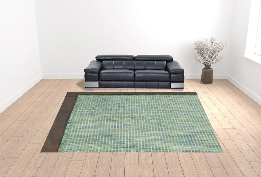 Blue Power Loom Area Rug Photo 2