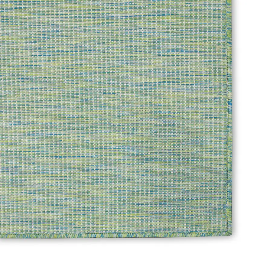Blue And Green Indoor Outdoor Area Rug Photo 5