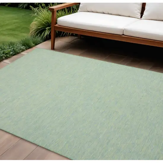 Blue And Green Indoor Outdoor Area Rug Photo 1