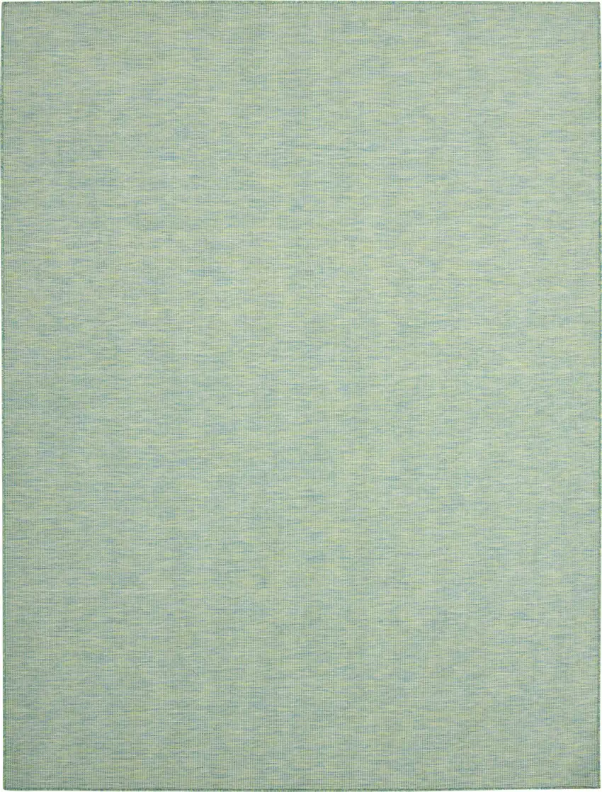 Blue and Green Indoor Outdoor Area Rug Photo 2