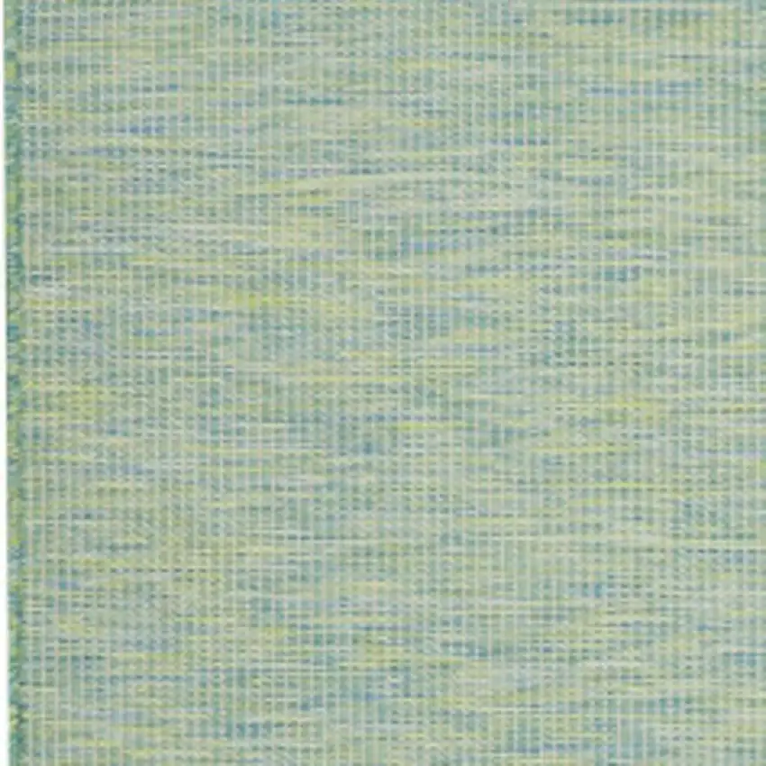 Blue and Green Indoor Outdoor Area Rug Photo 9