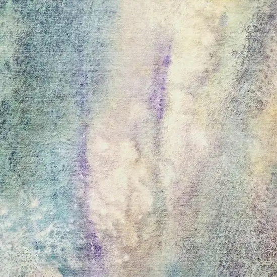 Blue Purple And Ivory Abstract Washable Area Rug With UV Protection Photo 5