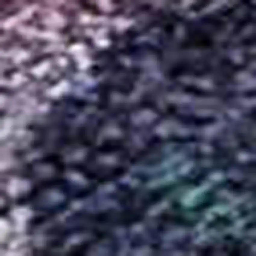 Blue Purple And Mint Green Abstract Washable Indoor Outdoor Area Rug Photo 3