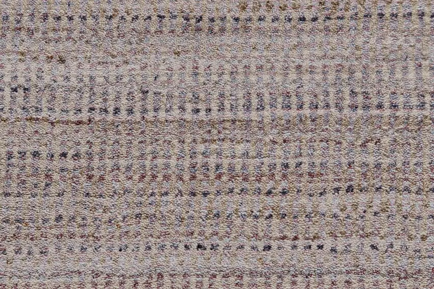 Blue Purple And Tan Ombre Hand Woven Area Rug Photo 5