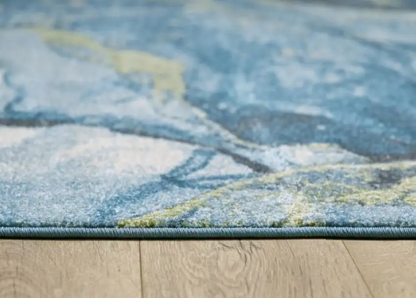 Blue Sage Abstract Stone Modern Area Rug Photo 2