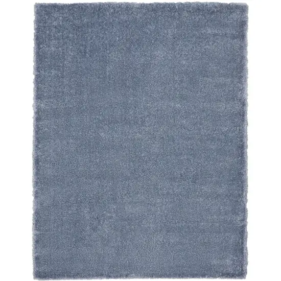 Blue Shag Area Rug Photo 1