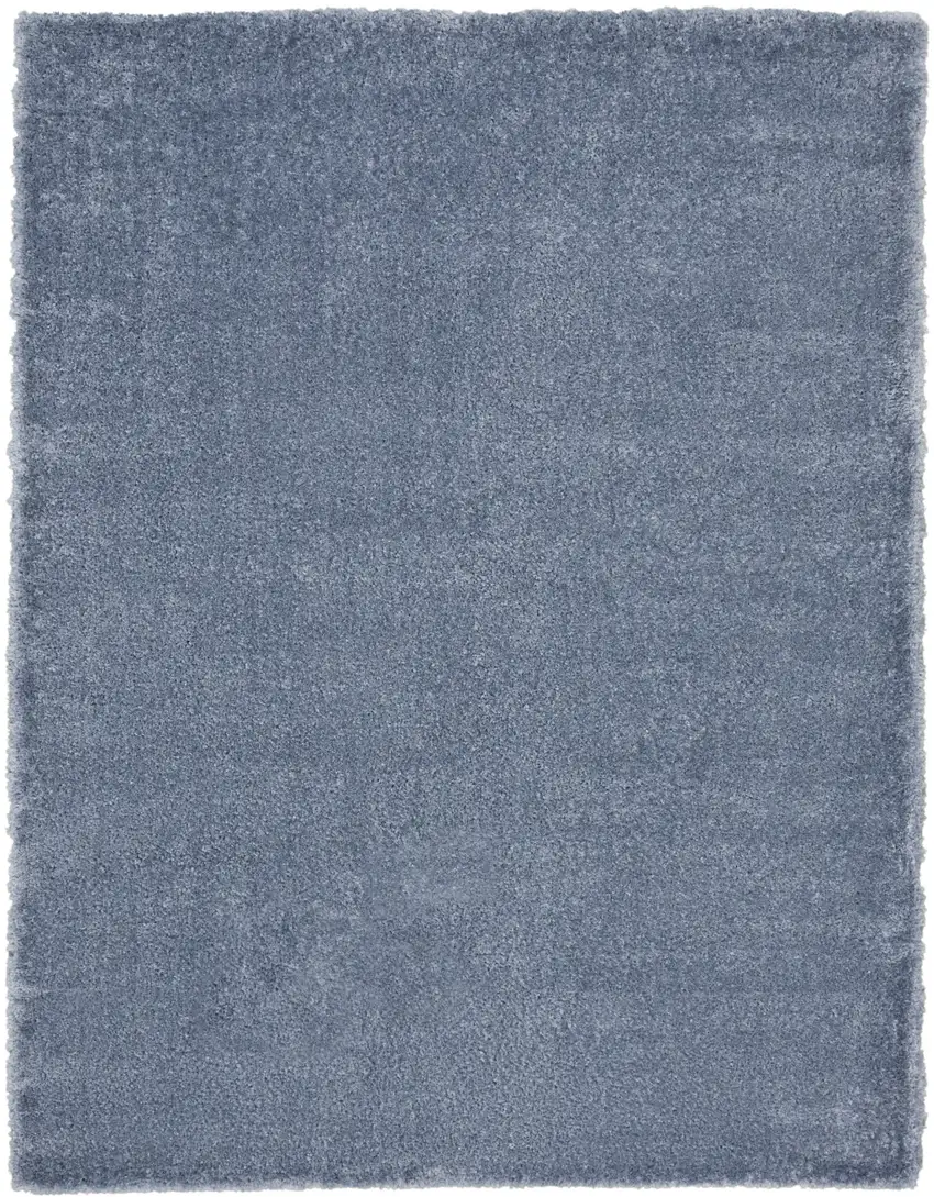 Blue Shag Area Rug Photo 2