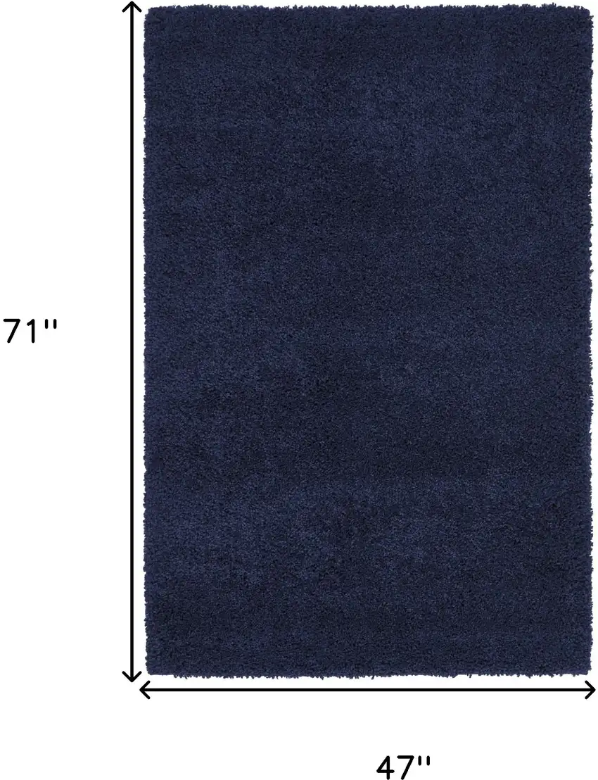 Blue Shag Area Rug Photo 3