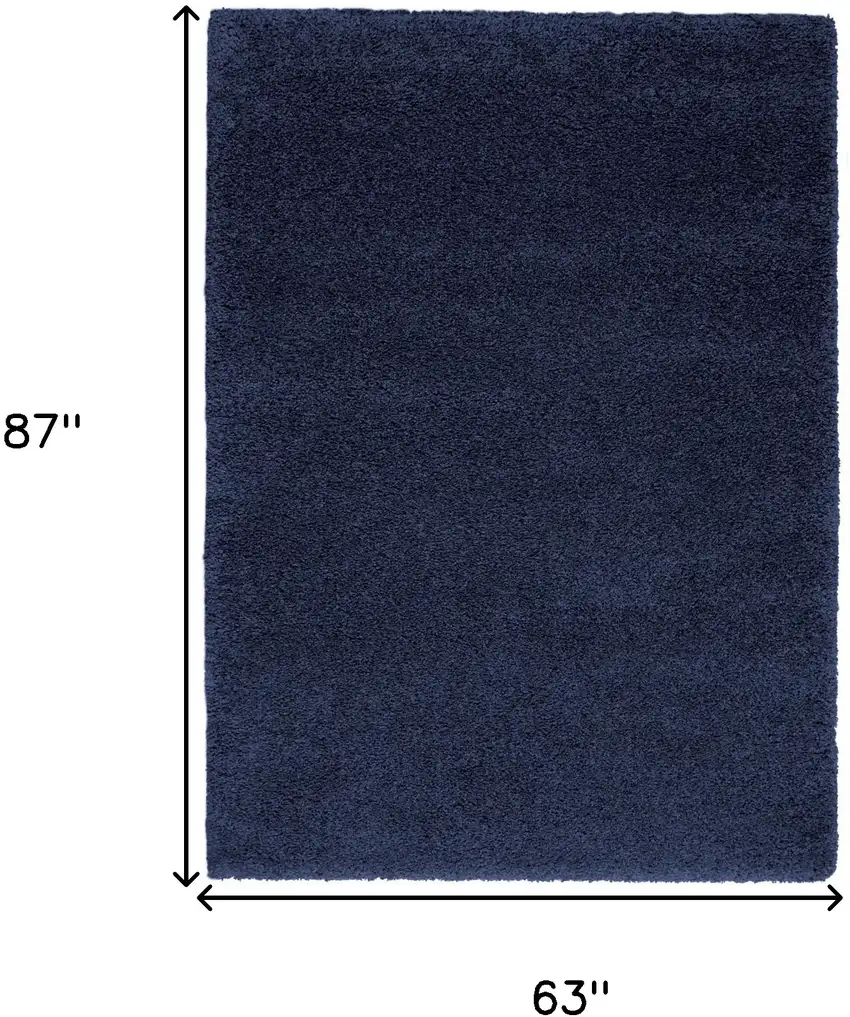 Blue Shag Area Rug Photo 3