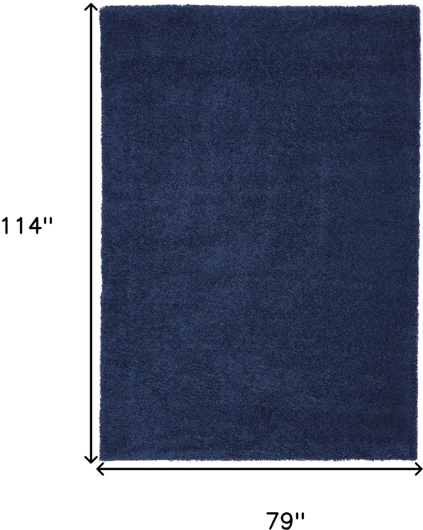 Blue Shag Area Rug Photo 3