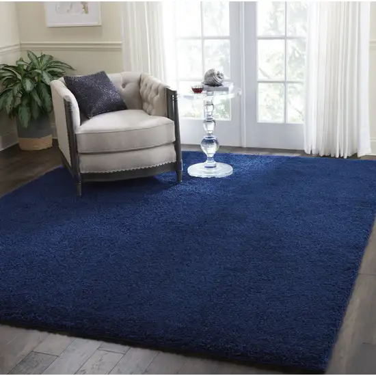 Blue Shag Area Rug Photo 2