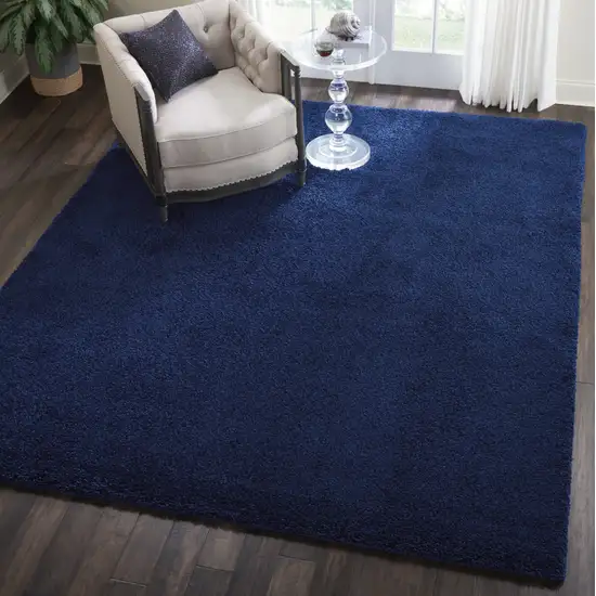 Blue Shag Area Rug Photo 6