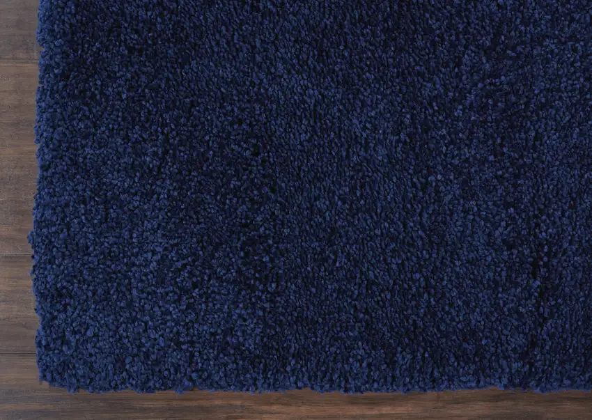Blue Shag Distressed Area Rug Photo 8