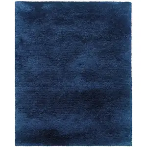 Photo of Blue Shag Hand Tufted Area Rug