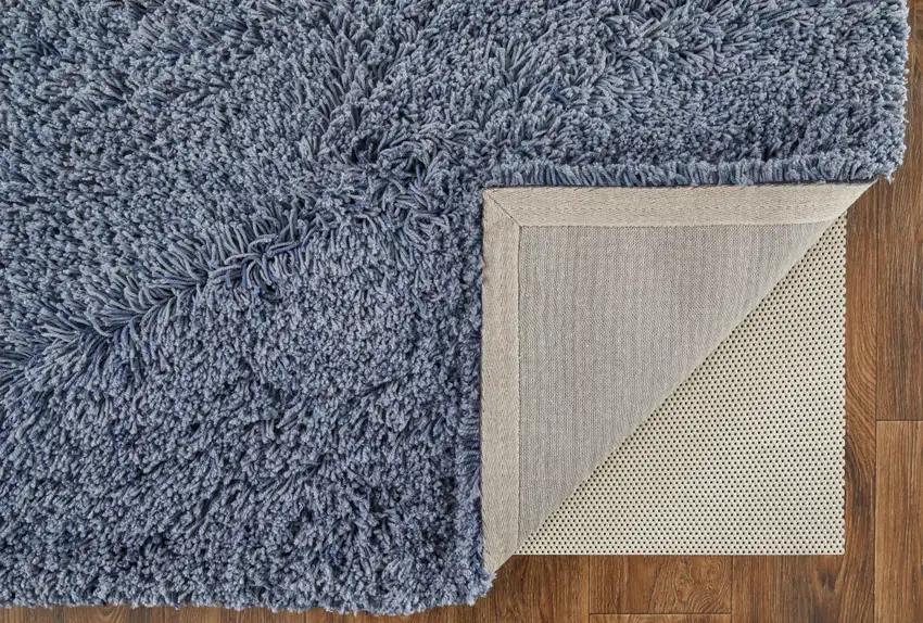 Blue Shag Hand Tufted Area Rug Photo 8