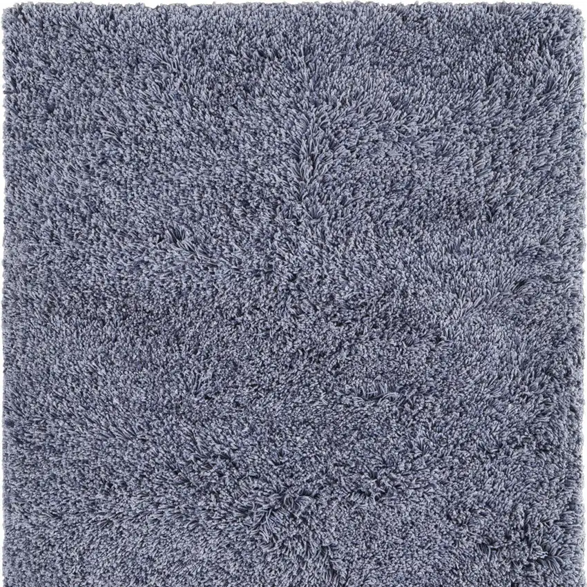 Blue Shag Hand Tufted Area Rug Photo 7