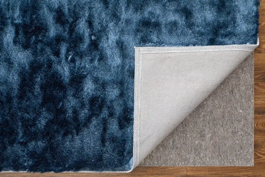 Blue Shag Hand Tufted Area Rug Photo 7