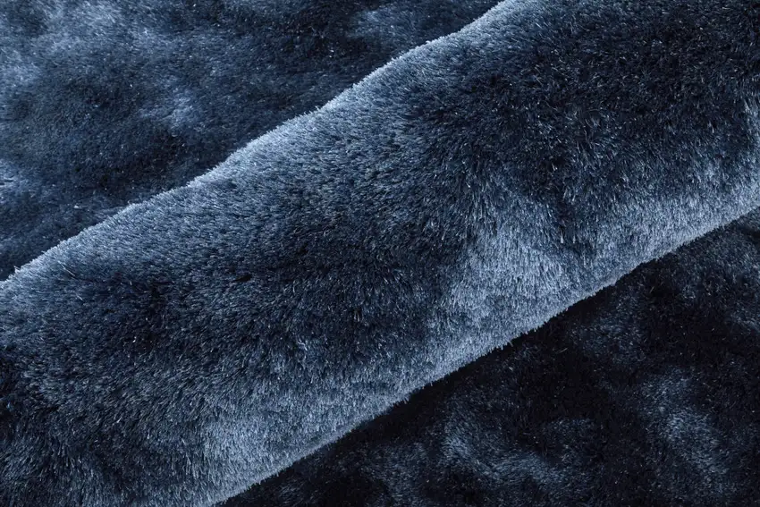 Blue Shag Hand Tufted Area Rug Photo 9