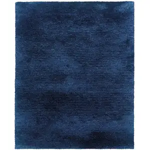 Photo of Blue Shag Hand Tufted Area Rug