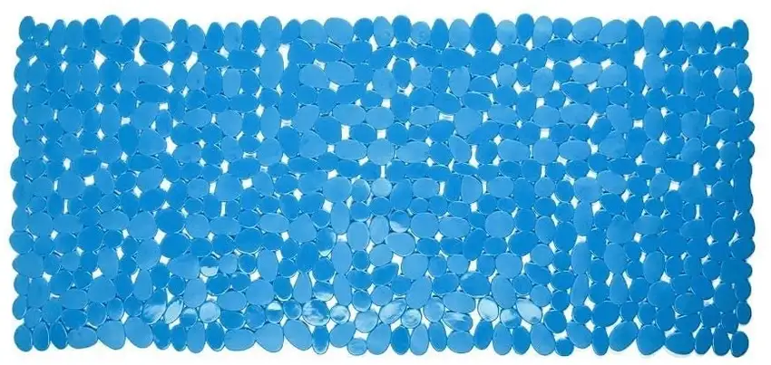 Blue Spa Pebbles Bathtub Mat Photo 5