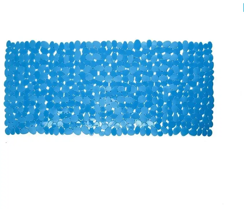Blue Spa Pebbles Bathtub Mat Photo 3