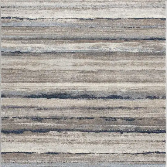 Blue Striped Area Rug Photo 4