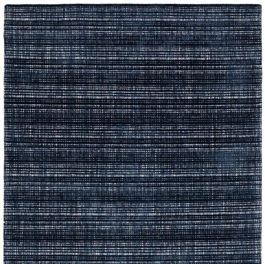 Blue Striped Hand Tufted Area Rug Photo 5