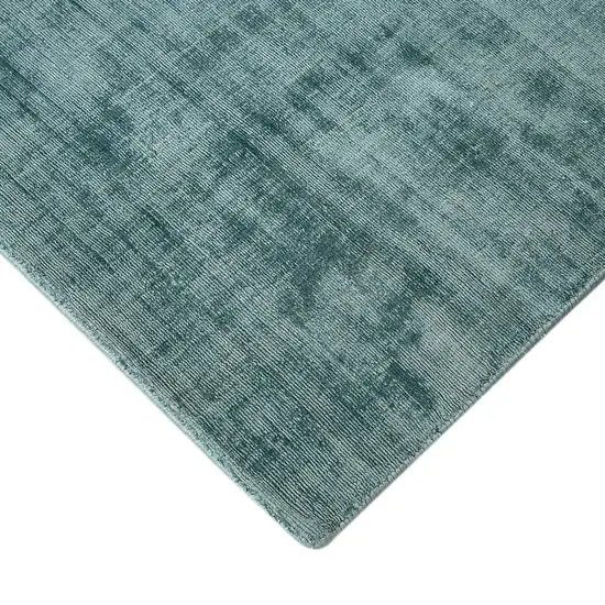 Blue Striped Hand Woven Area Rug Photo 6